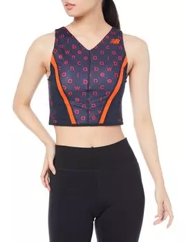 Топ-кроп-топ Tank Transform NBSleek Printed BZ M [New Balance] Верх/без рукавов для женщин (Пламя)