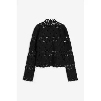 Топ крючком HM черный