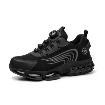 Top Low Prices Zapatos Para Hombre Safety Shoes Steel Toe Work Boots Construction Ayakkabi Erkek Waterproof Safety Shoe 14.5 чёрный