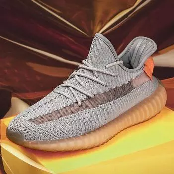 [Топ матч] Действительно взрывная мужская повседневная спортивная обувь 350, студенческие кроссовки для бега, женская модель cloud ice blue - главный хит 36