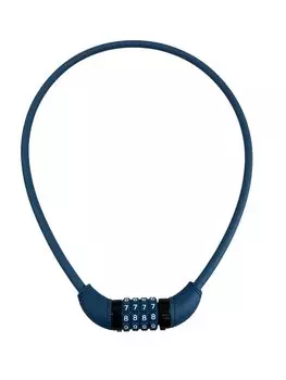 Top My Set Dial 90 M Navy Bicycle Key Wire Lock Number 4 Digits #55428