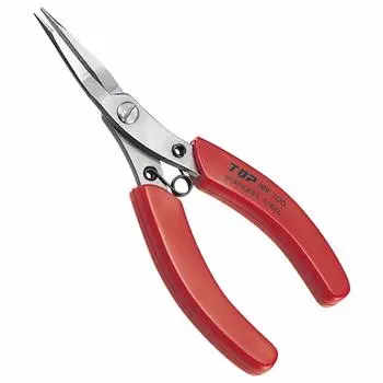 Top Needle nose pliers Tip No serrations Spring included Straight shape Stainless steel Tsubame Sanjo Made in Japan (TOP) 1.2mm NN-100
