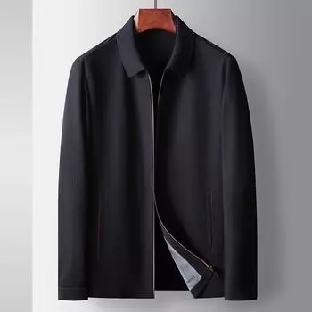 Топ с лацканами в виде ананаса и микроэластичной сеткой на весну и осень, легкая роскошная куртка для отдыха и бизнеса с защитой от солнца для молодежи и среднего возраста 170 чёрный