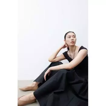 Топ с вырезом HM Ballerina, черный