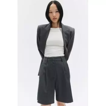 Топ с вырезом-лодочкой из джерси HM белого цвета