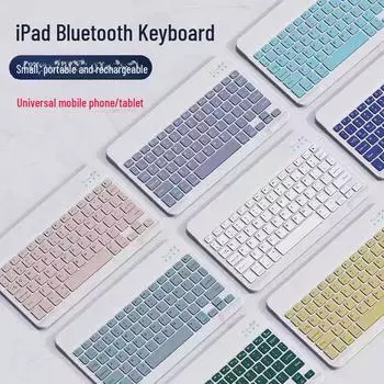 Top-Selling Bluetooth Wireless Keyboard for iPad, Huawei, Lenovo, and Android Devices with Rechargeable Battery