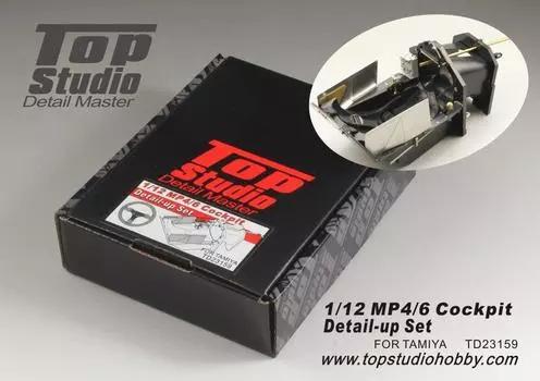 Top Studio F1 McLaren Cockpit Detail Upset TD23159 1/12 MP4/6