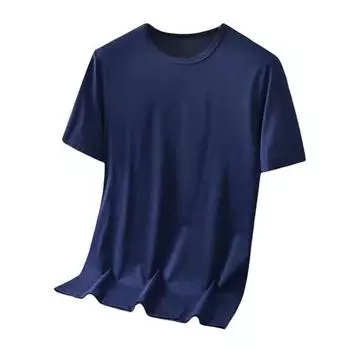 Топ унисекс, чистый цвет, круглый, свободный, с короткими рукавами, пуловер со средней длиной шеи, повседневная одежда, спорт средней длины M белый