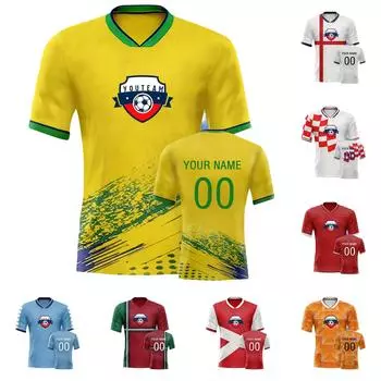 Топ унисекс (Форма/Название/Номер команды) Индивидуальная футболка для взрослых, быстросохнущая, дышащая XXL