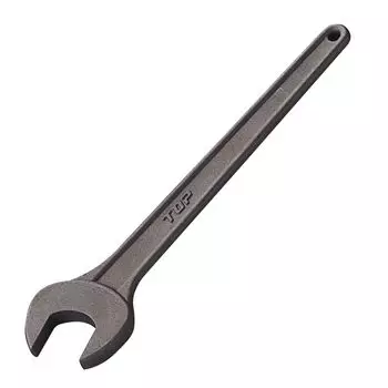 Top width across flats made in strong grade made in Japan (TOP) Single-ended spanner, round, 32mm, forged, Japan, RS-32, Tsubame-Sanjo, серебряный
