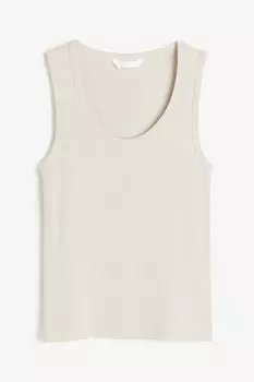 Топ жилета в рубчик