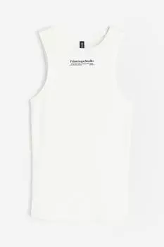 Топ жилета в рубчик