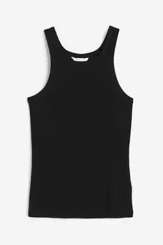 Топ жилета в рубчик