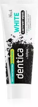 Topa Dentica Black White dentifrice blanchissant au charbon actif TU прозрачный