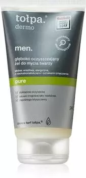 Topa Dermo Men Гель для глубокого очищения лица TU прозрачный
