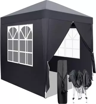 TOPAIM брезентовая палатка 2м x 2м с 4 боковыми листами брезентовая палатка стальная большая водонепроницаемая брезентовая палатка палатка для отдыха на море барбекю товары для предотвращения стихийных бедствий спортивный день