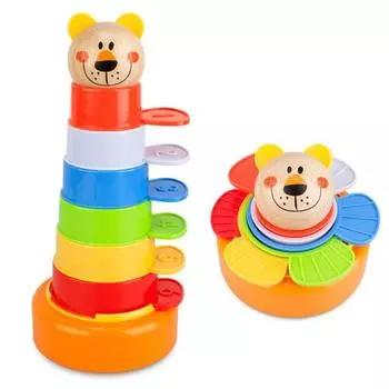 Topbright Stackable Animal Cups, разноцветные, 1 шт., корейские детские товары