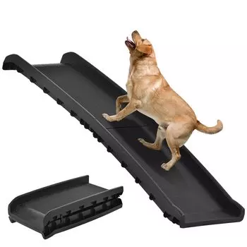 TopCloud Step Pet Pet Dog для складывания собак и домашних животных позволяет им подниматься и спускаться с машин для собак и домашних животных Табурет, Лестница, Шаг, Шаг, Двойной, Машины, Наклон, чёрный