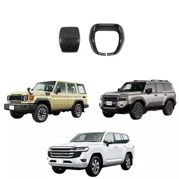 TopGTzolun совместим с Toyota Land Cruiser 40 Series, универсальная крышка ручки переключения передач, внутренняя панель, индивидуальные аксессуары, детали интерьера из АБС-пластика