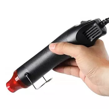 TOPIND Craft Shell Heat TOPIND Mini Heat Gun Мини-термоусадочный пакет, используемый для покраски электронных изделий своими руками от TOPIND Gun, 300 Вт, пистолет, (черный)
