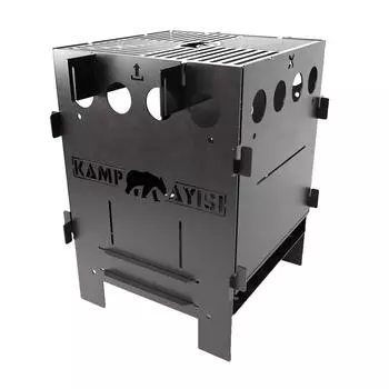 Топка Camping Bear® Pyro™: Портативная складная многотопливная походная печь