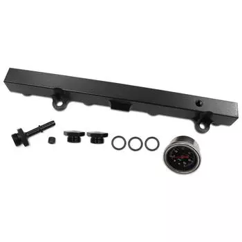 Топливная труба с комплектом указателя уровня масла, совместимая с двигателями RSX K20 K24 серии K, комплект топливной трубы из алюминиевого сплава чёрный