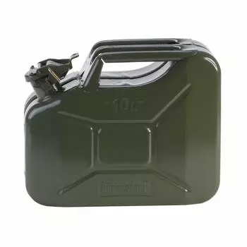Топливный бак Hunersdorff, подлинный пластиковый бак, металлическая канистра, классический 10 л, бак для воды, белый бензиновый керосиновый бак, канистра для кемпинга [надежный продукт]
