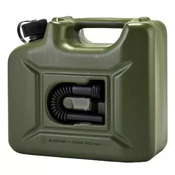 Топливный бак Hunersdorff Polytank Fuel Campro 10L Water Tank 801000 Olive Olive FUEL CAN PRO Fuel Kerosene Tank Canister Outdoor Camping [Hunersdorff]