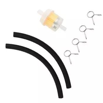 Топливный бензиновый фильтр со шлангом и зажимами для мини-мотоцикла 47 куб. см и 49 куб. см