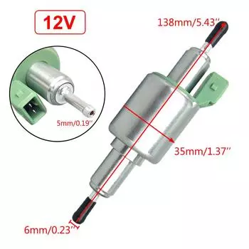 Топливный насос 12 В для 2 кВт до 6 кВт для обогревателей Webasto Eberspacher для грузовиков, масляный топливный насос, воздушный стояночный обогреватель, импульсный дозирующий насос