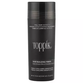 Toppik, Волоконное волокно для роста волос, темно-коричневый, 0,97 унции (27,5 г)