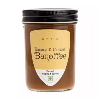Топпинг для десертов Баноффи: банан и карамель (290 г), Banoffee Banana & Caramel, Sprig