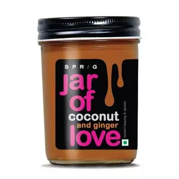 Топпинг для десертов: Кокос и Имбирь (290 г), Jar of Love Coconut and Ginger, Sprig