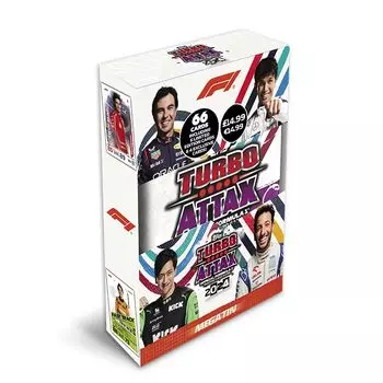 Topps Formula 1 2024 Turbo Attax Mega Tin Case Fast Track Turbo Attack Mega Tin Case Fast Track - -