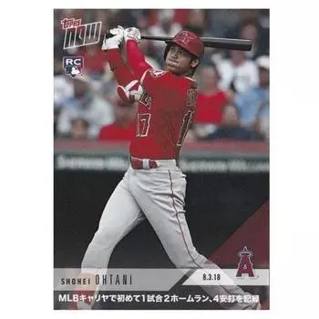 Topps MLB Shohei Ohtani Los Angeles Angels Коллекционная карточка, популярная корейская игра