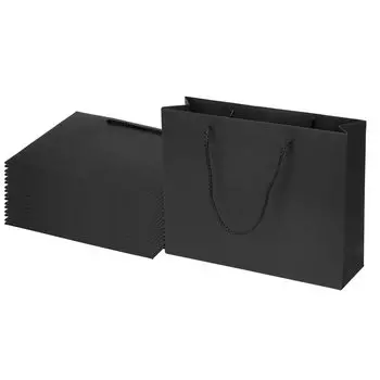 TOPtoper Бумага для переноски подарков Толстый Тип Подарочный подарок для творчества Рождественский подарочный пакет Сумка, сумка, сумка, [15 предметов] Набор, прочный, долговечный, многоразовый, сумка, сумка, сделай сам,