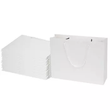 TOPtoper Бумага для переноски подарков Толстый Тип Подарочный подарок для творчества Рождественский подарочный пакет Сумка, сумка, сумка, [15 предметов] Набор, прочный, долговечный, многоразовый, сумка, сумка, сделай сам,