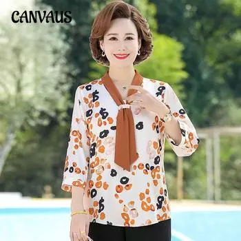 Топы больших размеров Женские футболки Топы Женская рубашка с v-образным вырезом XL зелёный