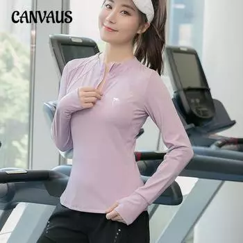 Топы для йоги больших размеров, женская весенне-осенняя одежда для бега и фитнеса, быстросохнущая футболка, свободная спортивная дышащая куртка M синий