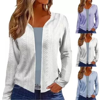 Топы для женщин, нарядные повседневные рубашки с длинным рукавом, футболки, топ S синий