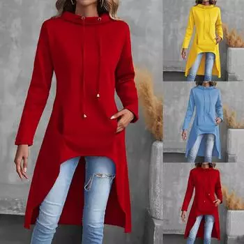 Топы для женщин, пуловеры с длинными рукавами, повседневные рубашки, топ S циан