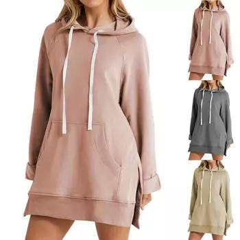 Топы для женщин, пуловеры с длинными рукавами, повседневные рубашки, топ S серый