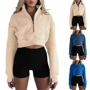 Топы для женщин, пуловеры с длинными рукавами, повседневные рубашки, топ S бежевый