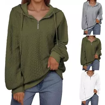 Топы для женщин, пуловеры с длинными рукавами, повседневные рубашки, топ M чёрный