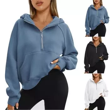 Топы для женщин, пуловеры с длинными рукавами, повседневные рубашки, топ S чёрный