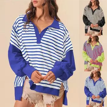 Топы для женщин, пуловеры с длинными рукавами, повседневные рубашки, топ S хаки