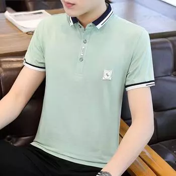 Топы и футболки Мужские рубашки поло Деловые мужские брендовые рубашки поло 3D-вышивка Мужская дышащая спортивная рубашка поло XXXL