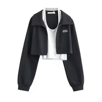 Топы на молнии для женщин, дизайнерские топы, женские велосипедные футболки, уличная одежда для тренировок, топы Y2K для девочек S 32-45kg