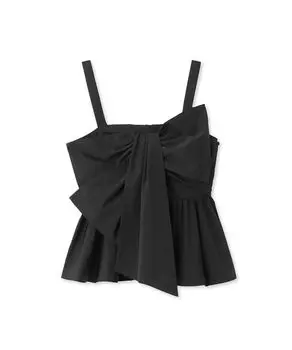 Топы с баской и лентой FWFB241111 BLK [Frey ID] женские чёрный