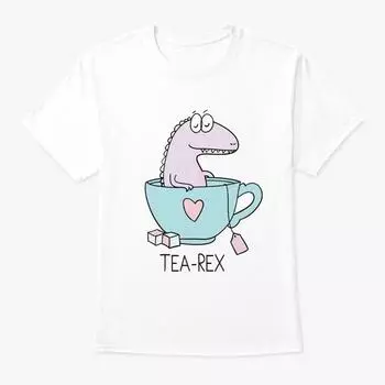 Топы Tea Rex и стандартная футболка унисекс S